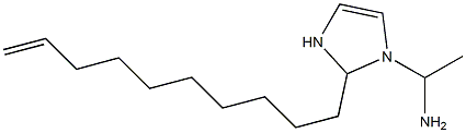 1-(1-Aminoethyl)-2-(9-decenyl)-4-imidazoline Struktur