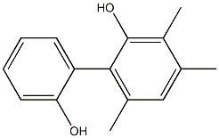 3,4,6-Trimethyl-1,1'-biphenyl-2,2'-diol Struktur