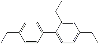 2,4,4'-Triethyl-1,1'-biphenyl Struktur