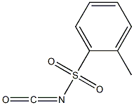 2-Methylphenylsulfonyl isocyanate Struktur