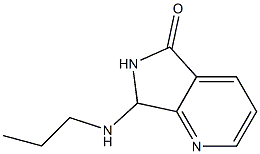 6,7-Dihydro-7-(propylamino)-5H-pyrrolo[3,4-b]pyridin-5-one Struktur