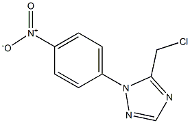 [2-(4-Nitrophenyl)-2H-1,2,4-triazol-3-yl]methyl chloride Struktur