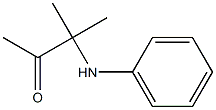 3-Anilino-3-methyl-2-butanone Struktur