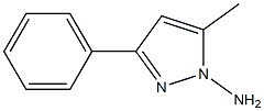 3-Phenyl-5-methyl-1H-pyrazole-1-amine Struktur