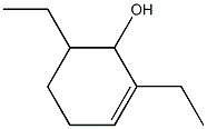 2,6-Diethyl-2-cyclohexen-1-ol Struktur