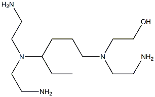 2-[N-(2-Aminoethyl)-N-[4-[bis(2-aminoethyl)amino]hexyl]amino]ethanol Struktur