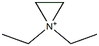 1,1-Diethylaziridinium Struktur