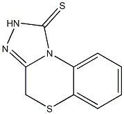 2,4-Dihydro-1H-[1,2,4]triazolo[3,4-c][1,4]benzothiazine-1-thione Struktur