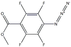 2,3,5,6-Tetrafluoro-4-azidobenzoic acid methyl ester Struktur