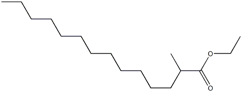 2-Methyltetradecanoic acid ethyl ester Struktur