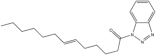 1-(6-Tridecenoyl)-1H-benzotriazole Struktur