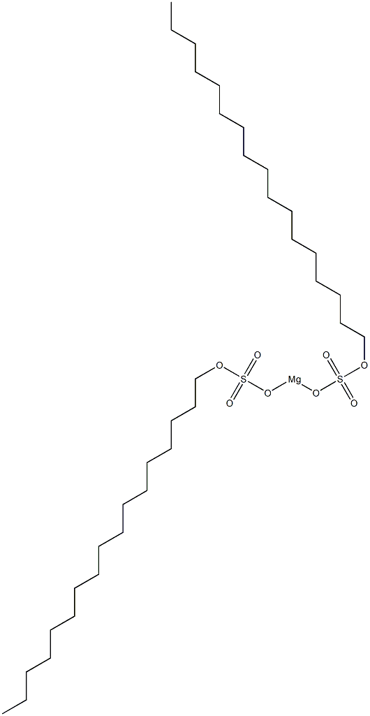 Bis(heptadecyloxysulfonyloxy)magnesium Struktur