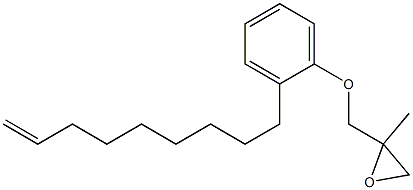 2-(8-Nonenyl)phenyl 2-methylglycidyl ether Struktur