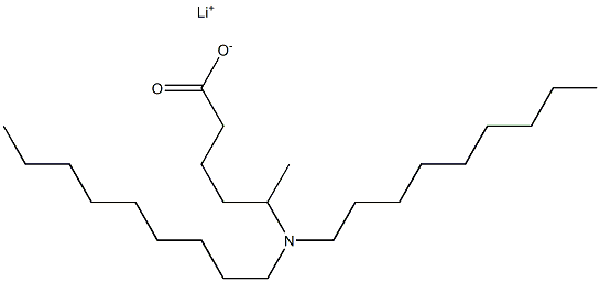 5-(Dinonylamino)hexanoic acid lithium salt Struktur