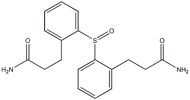 2-Carbamoylethylphenyl sulfoxide Struktur