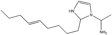 1-(1-Aminoethyl)-2-(5-nonenyl)-4-imidazoline Struktur