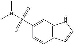 N,N-Dimethyl-1H-indole-6-sulfonamide Struktur