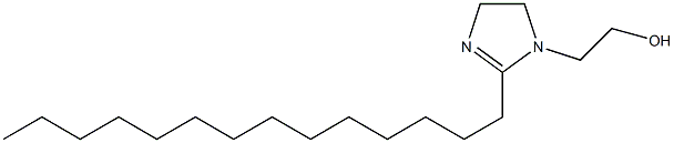 2-Tetradecyl-2-imidazoline-1-ethanol Struktur