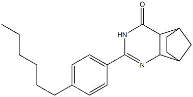 4-[4-Hexylphenyl]-3,5-diazatricyclo[6.2.1.02,7]undec-3-en-6-one Struktur