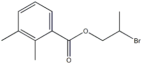 2,3-Dimethylbenzenecarboxylic acid 2-bromopropyl ester Struktur