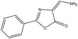 4-Aminomethylene-2-phenyloxazol-5(4H)-one Struktur