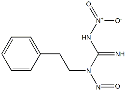 1-Nitro-3-nitroso-3-phenethylguanidine Struktur