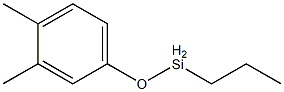 (3,4-Dimethylphenoxy)propylsilane Struktur