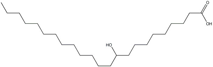 10-Hydroxytricosanoic acid Struktur