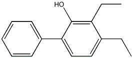 3,4-Diethylbiphenyl-2-ol Struktur