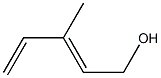 3-Methyl-2,4-pentadien-1-ol Struktur