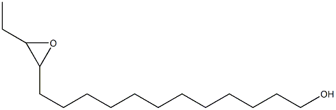 13,14-Epoxyhexadecan-1-ol Struktur