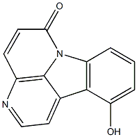 11-Hydroxy-6H-indolo[3,2,1-de][1,5]naphthyridin-6-one Struktur