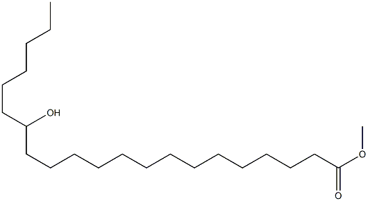 15-Hydroxyhenicosanoic acid methyl ester Struktur