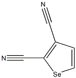 2,3-Dicyanoselenophene Struktur