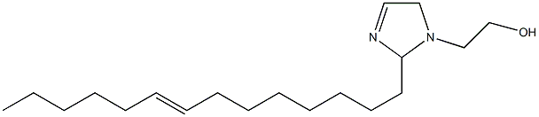 2-(8-Tetradecenyl)-3-imidazoline-1-ethanol Struktur