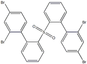 2,4-Dibromophenylphenyl sulfone Struktur