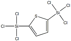 2,5-Bis(trichlorosilyl)thiophene Struktur