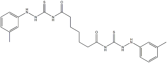 4,4'-Pimeloylbis[1-(3-methylphenyl)thiosemicarbazide] Struktur