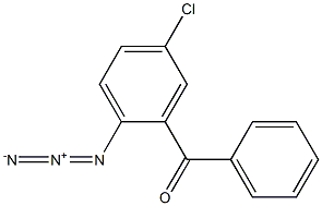 2-Azido-5-chlorobenzophenone Struktur