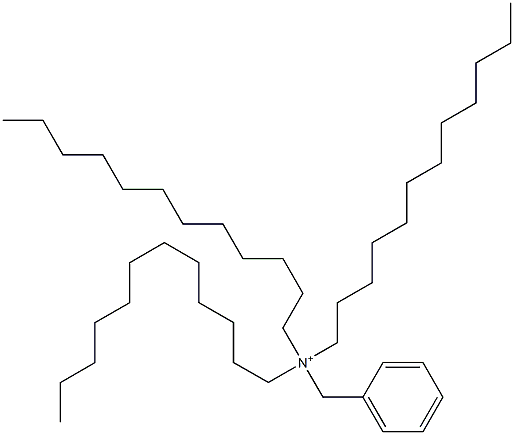 Benzyltridodecylaminium Struktur