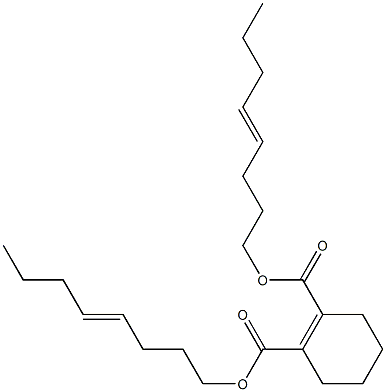 1-Cyclohexene-1,2-dicarboxylic acid bis(4-octenyl) ester Struktur