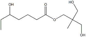 5-Hydroxyheptanoic acid 2,2-bis(hydroxymethyl)propyl ester Struktur