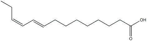 [(7E,9Z)-7,9-Dodecadien-1-yl]acetic acid Struktur