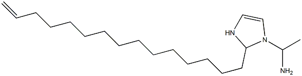 1-(1-Aminoethyl)-2-(14-pentadecenyl)-4-imidazoline Struktur