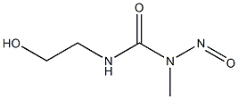 3-(2-Hydroxyethyl)-1-methyl-1-nitrosourea Struktur