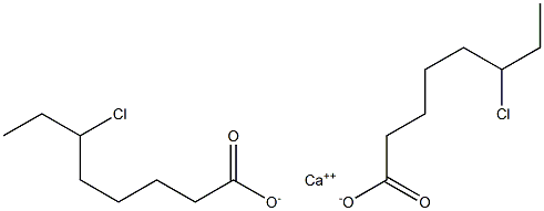 Bis(6-chlorooctanoic acid)calcium salt Struktur