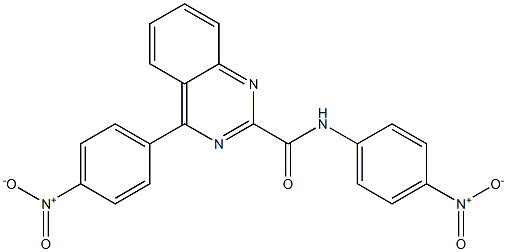 N-(4-Nitrophenyl)-4-(4-nitrophenyl)quinazoline-2-carboxamide Struktur