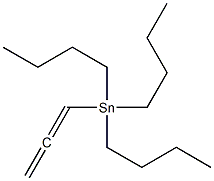 Tributyl 1,2-propadienylstannane Struktur