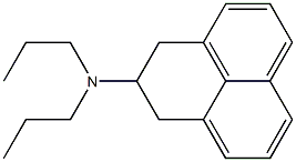 2,3-Dihydro-2-(dipropylamino)-1H-phenalene Struktur