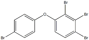 2,3,4-Tribromophenyl 4-bromophenyl ether Struktur